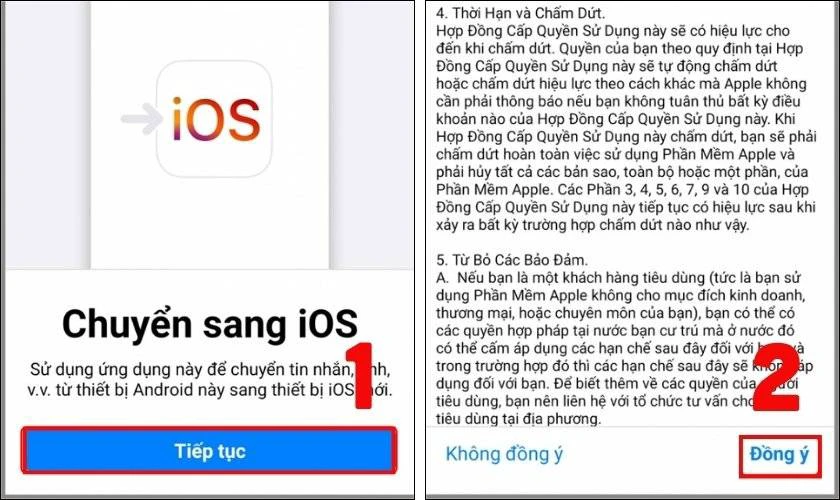 Cách chuyển ảnh từ Samsung sang iPhone bằng Bluetooth không thực hiện được