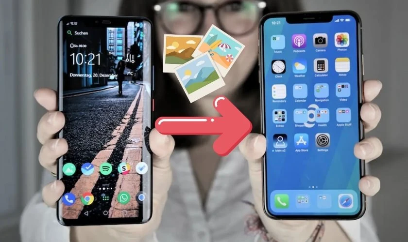 Lưu ý khi chuyển hình ảnh từ Samsung sang iPhone