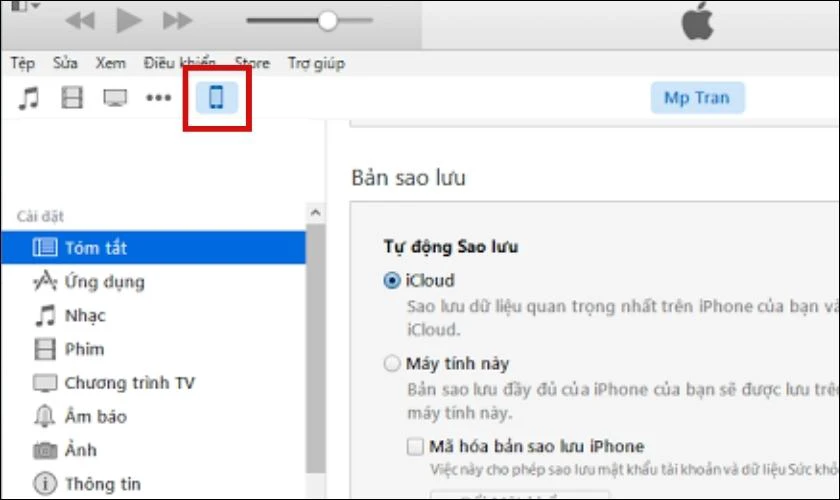 Cách sao chép danh bạ từ iPhone sang iPhone bằng iTunes