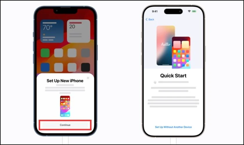 Cách chuyển dữ liệu sang iPhone 17