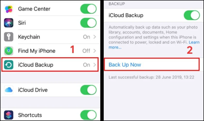 Cách chuyển dữ liệu sang iPhone 17 bằng iCloud
