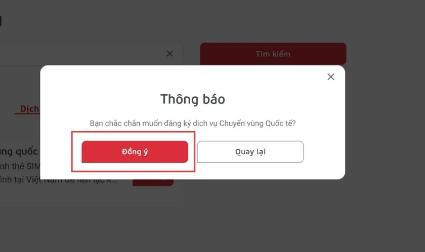 Bạn chọn tiếp vào Đồng ý