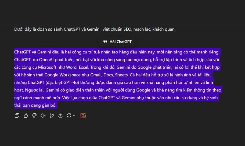 Cách copy từ ChatGPT sang Word không bị lỗi font