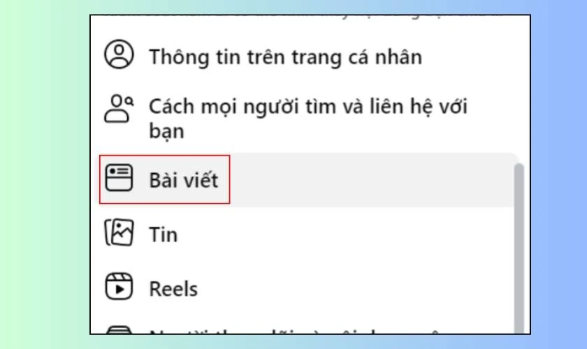 Cách hạn chế bạn bè xem bài đăng