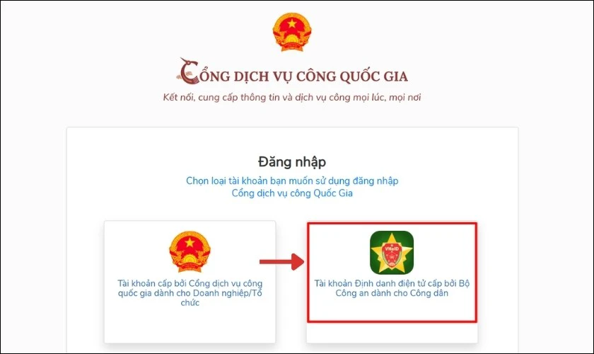Cách đăng ký cấp lại CCCD trên VNeID