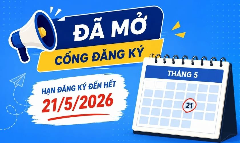 Khi nào mở cổng đăng ký tiếp sức mùa thi 2026