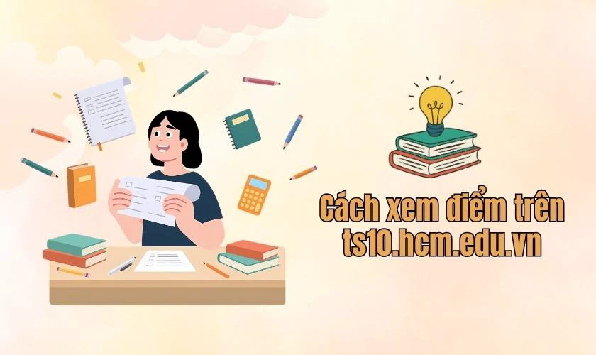 Cách xem điểm trên ts10.hcm.edu.vn 2026
