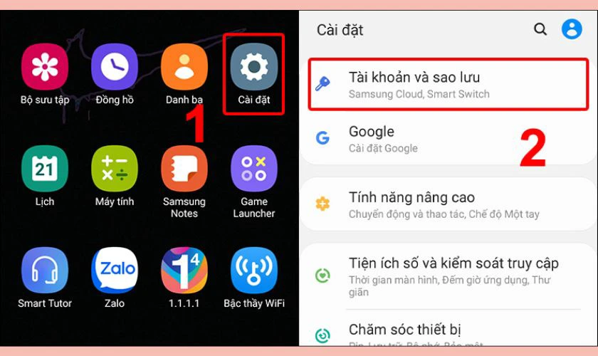 Cách đăng xuất tài khoản Google trên điện thoại