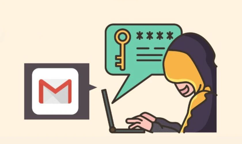 Đăng xuất xong, người khác có xem được email không?