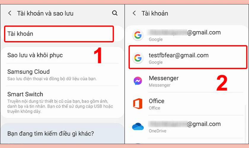 Cách đăng xuất tài khoản Google trên điện thoại Android