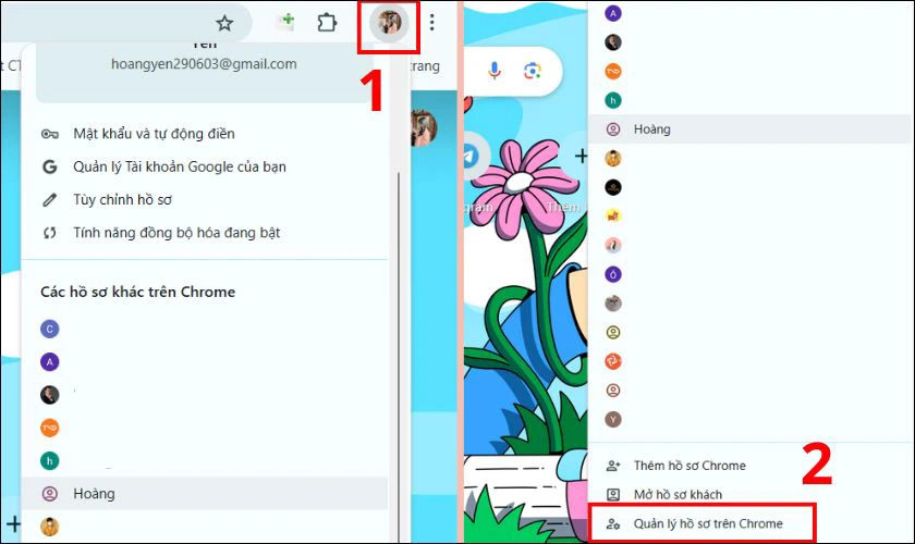 Cách đăng xuất tài khoản Google trên máy tính