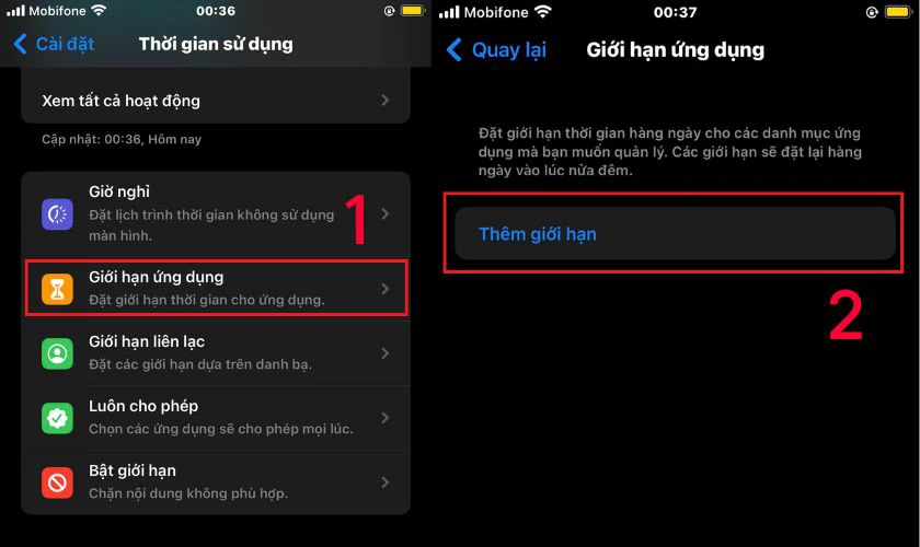 Cách đặt mật khẩu ứng dụng trên iPhone bằng Screen Time