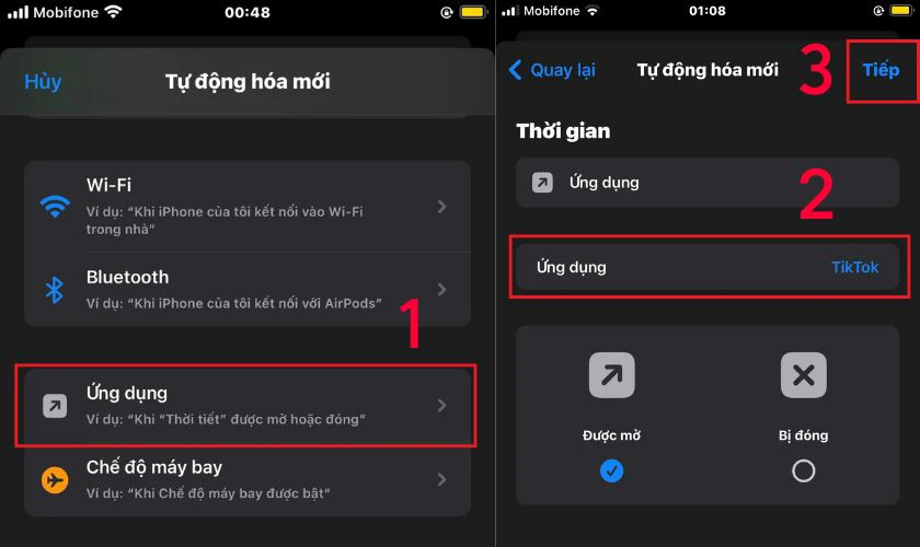 Chọn ứng dụng bạn muốn khóa bằng mật khẩu