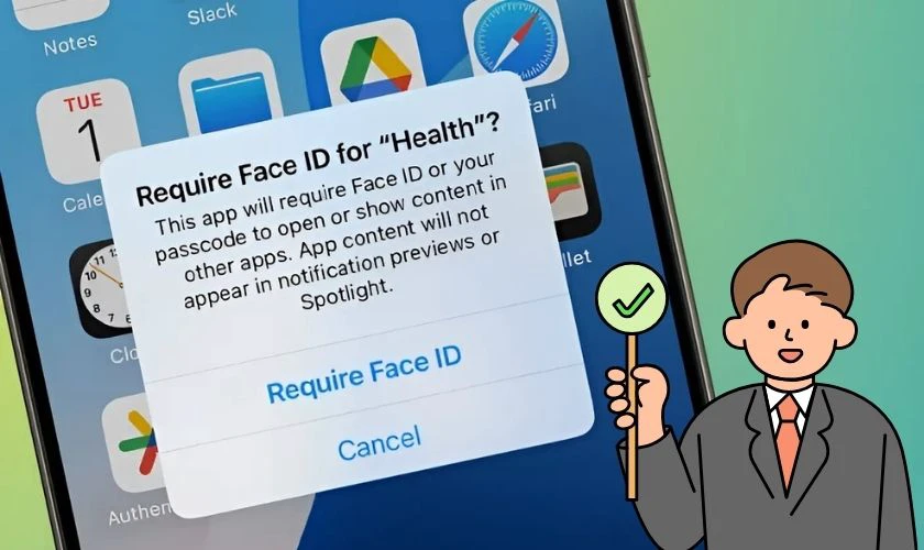 Có nên đặt mật khẩu ứng dụng trên iPhone?