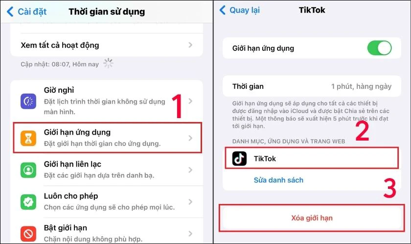 Cách hủy mật khẩu ứng dụng trên iPhone khi dùng Screen Time