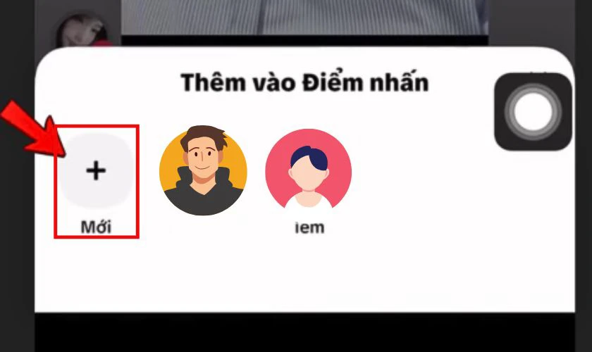 Bước 3: Thêm điểm nhấn ghi tiểu sử nội dung