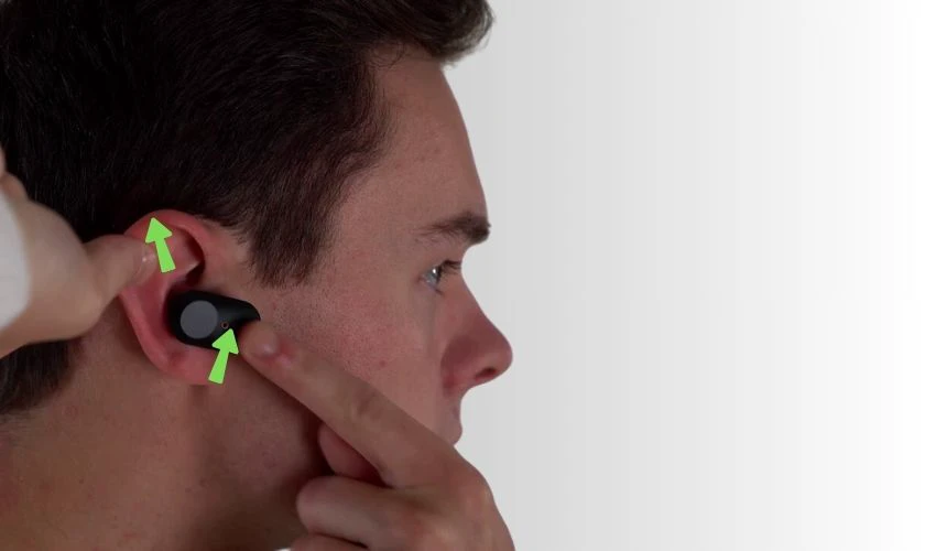 Cách đeo tai nghe Bluetooth Earbuds