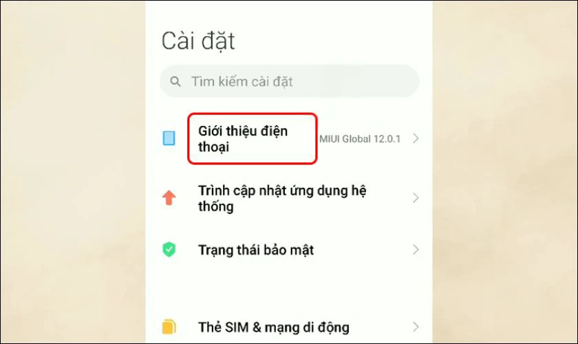 Khôi phục cài đặt gốc trên điện thoại Xiaomi