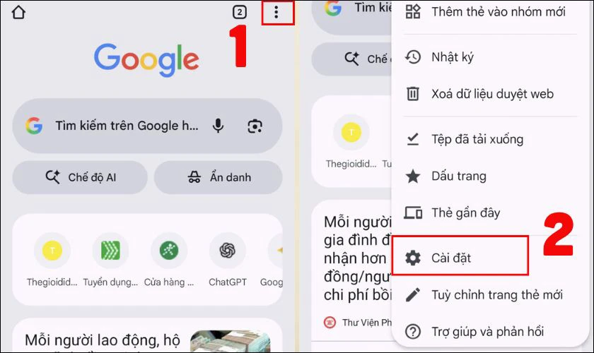 Xóa dữ liệu trình duyệt web