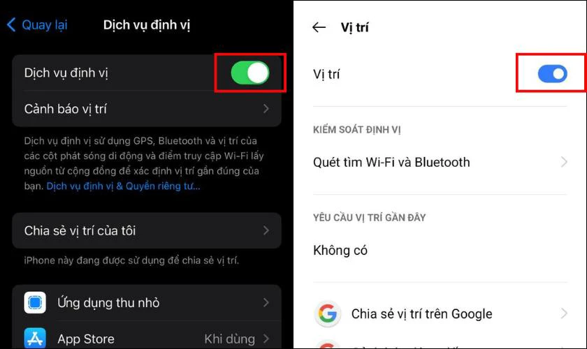 Cách định vị điện thoại OPPO trên iPhone bằng Google Maps