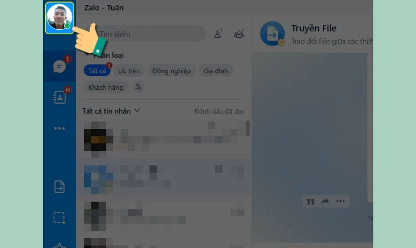 Chọn ảnh bạn muốn làm ảnh đại diện
