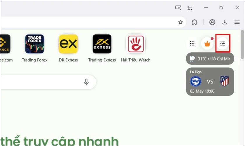 Cách đổi hình nền Google trên Cốc Cốc