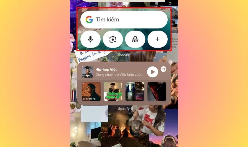 Bạn sẽ thấy giao diện Google đã được thay đổi