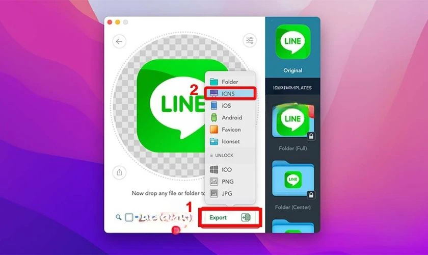 Tạo icon ứng dụng trên máy tính macOS theo sở thích