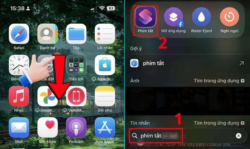 Cách đổi icon ứng dụng trên iPhone thành ảnh tự vẽ