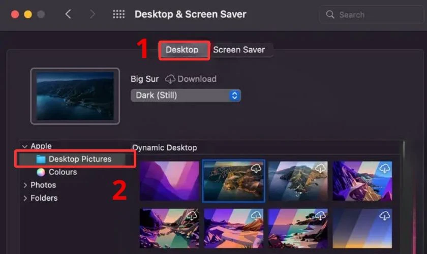 Cách đổi màn hình khóa MacBook Air trong System Settings chi tiết