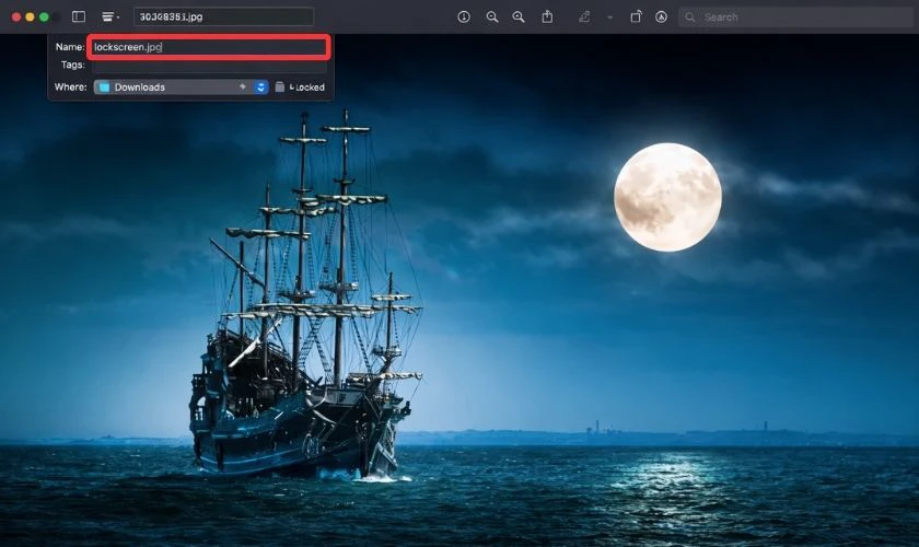 Cách đổi màn hình khóa MacBook Air đơn giản
