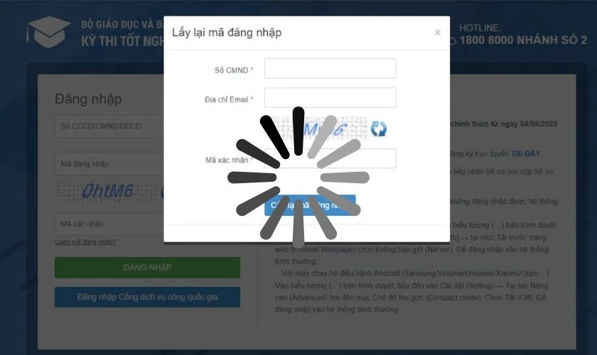 Lỗi hệ thống hoặc không truy cập được
