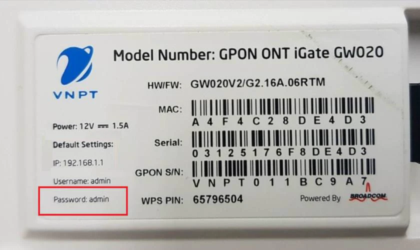 Kế đến bạn hãy đăng nhập bằng Username và Password