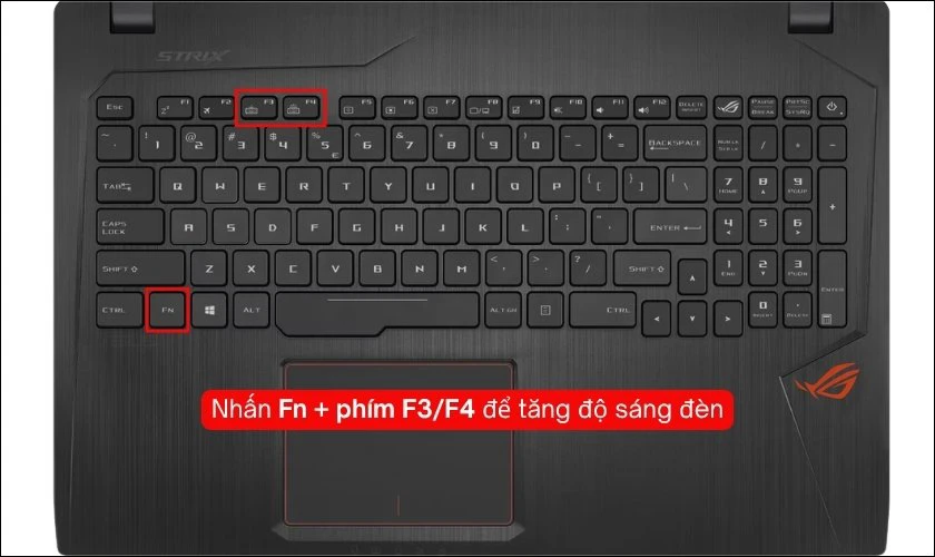 Lỗi thường gặp khi đổi màu bàn phím laptop ASUS