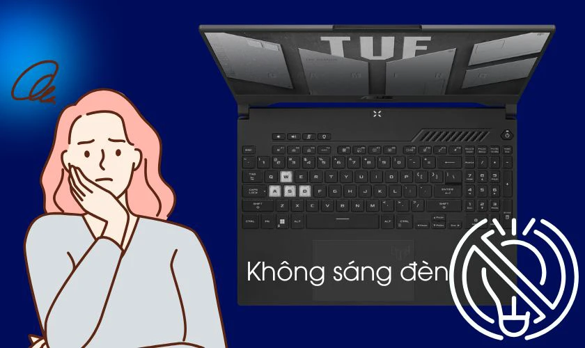 Đèn bàn phím Asus TUF Gaming F15 nhấp nháy liên tục