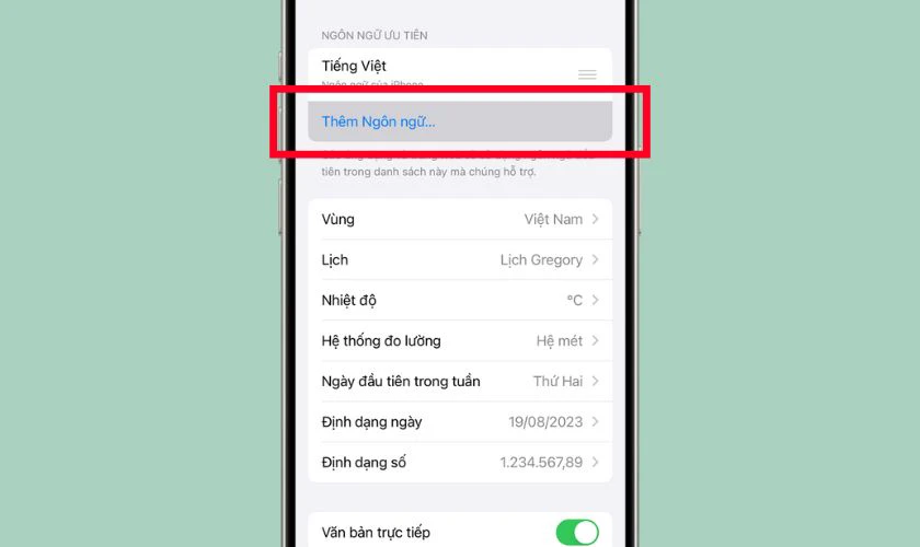 Cách đổi ngôn ngữ trên iPhone iOS 18.7 đơn giản