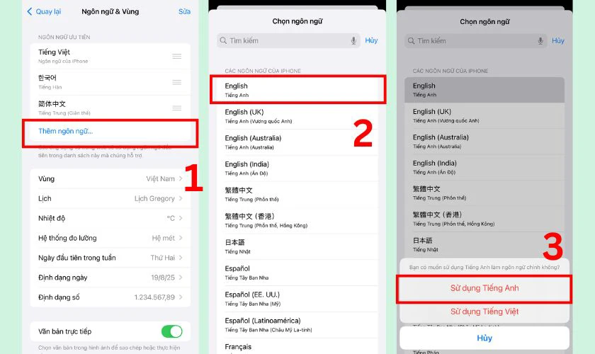 Cách đổi ngôn ngữ trên iPhone iOS 26 đơn giản nhanh