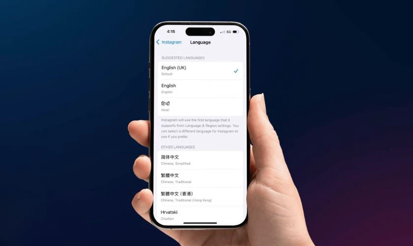 Lưu ý khi đổi ngôn ngữ trên iPhone iOS 26