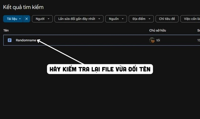 Truy cập lại file Google Docs của bạn