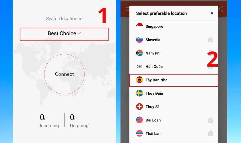 Đổi VPN
