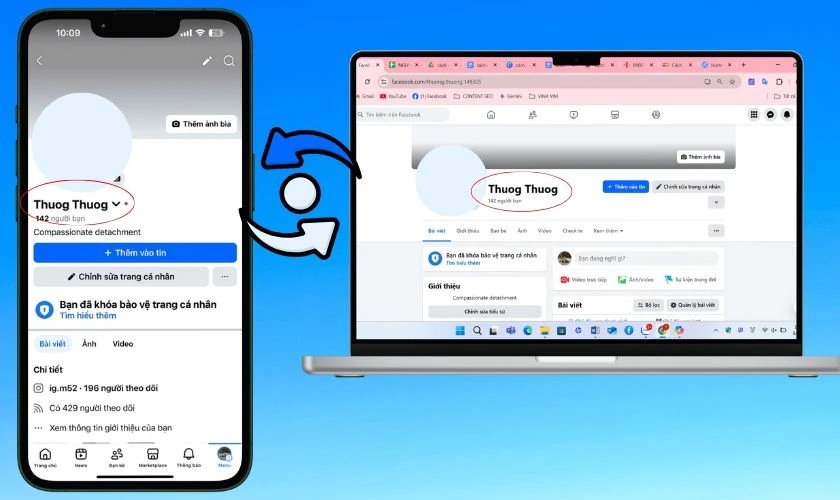 Lưu ý khi đổi tên Facebook trên điện thoại OPPO