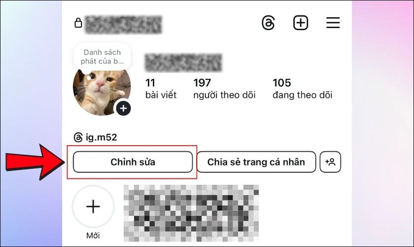 Nhấn v&agrave;o Chỉnh sửa
