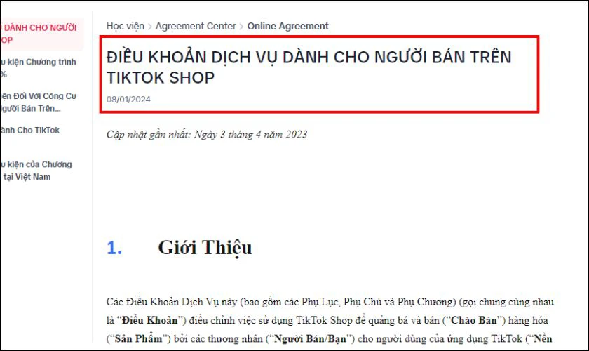 Lưu ý gì khi thực hiện đổi tên cửa hàng TikTok Shop?