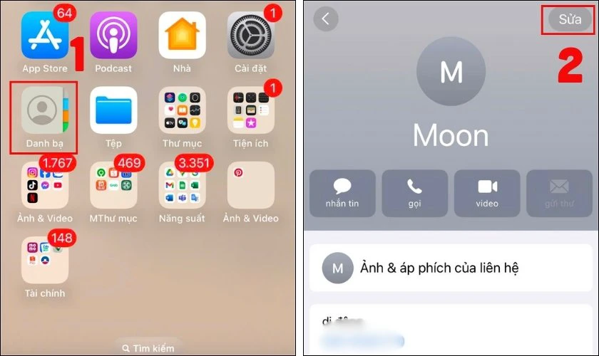 Đổi tên danh bạ và đồng bộ hoá với Zalo