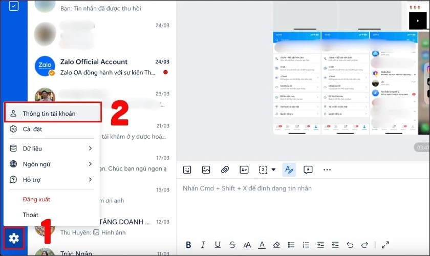 Cách đổi tên Zalo trên máy tính nhanh chóng
