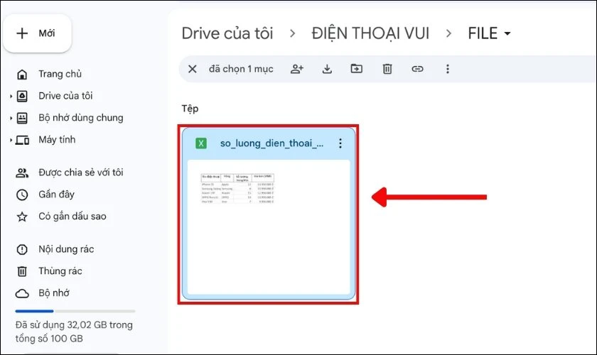 Cách đưa file Excel lên Google Docs đơn giản