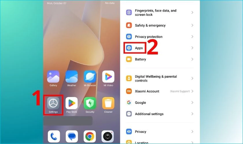 Bật tự khởi chạy cho ứng dụng