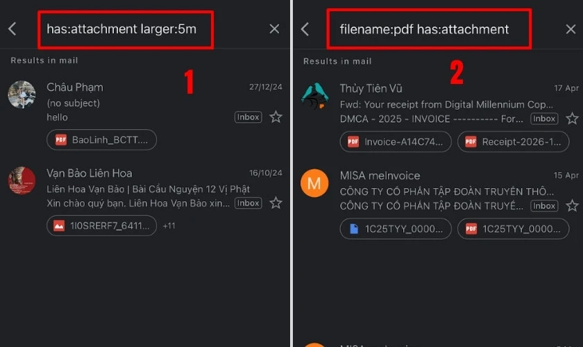 Cách giải phóng dung lượng Gmail trên iPhone nhanh