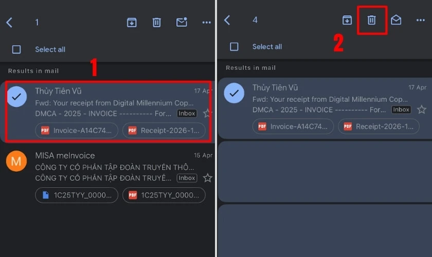 Cách giải phóng dung lượng Gmail trên iPhone đơn giản