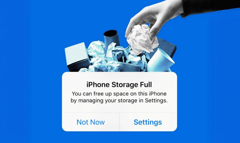 Khi nào cần giải phóng dung lượng iPhone?